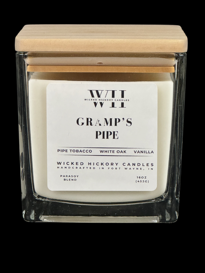 Gramp's Pipe, 16oz Wickless Candle