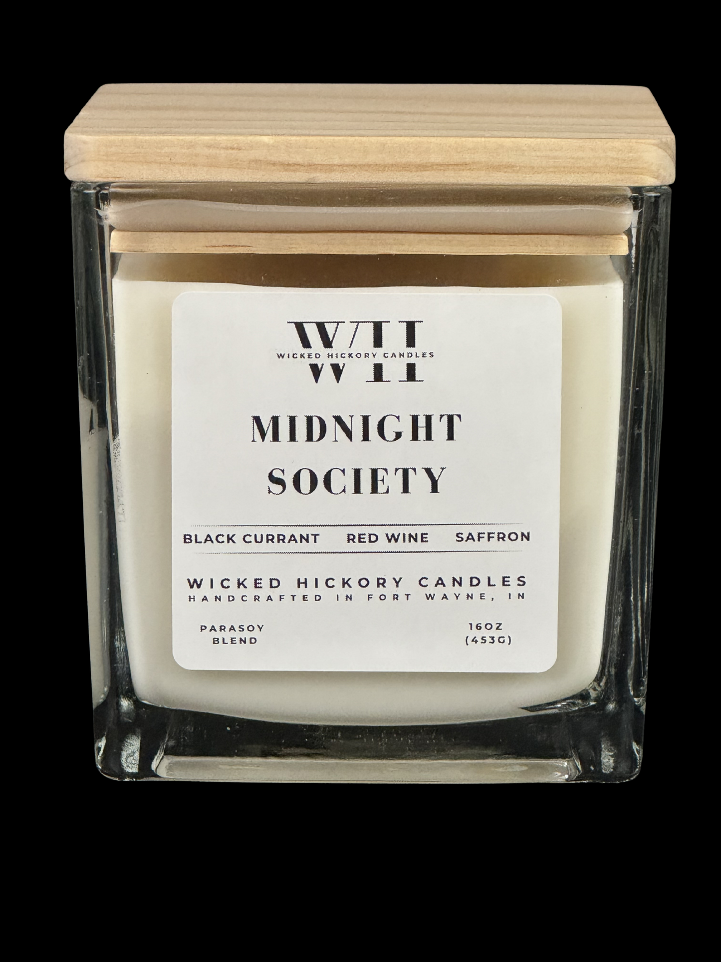 Midnight Society, 16oz Wickless Candle
