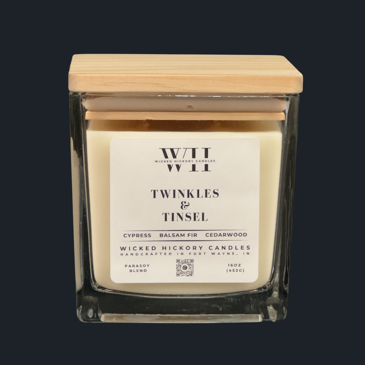 Twinkles & Tinsel, 16oz Candle