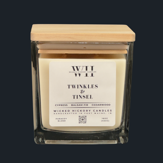 Twinkles & Tinsel, 16oz Candle