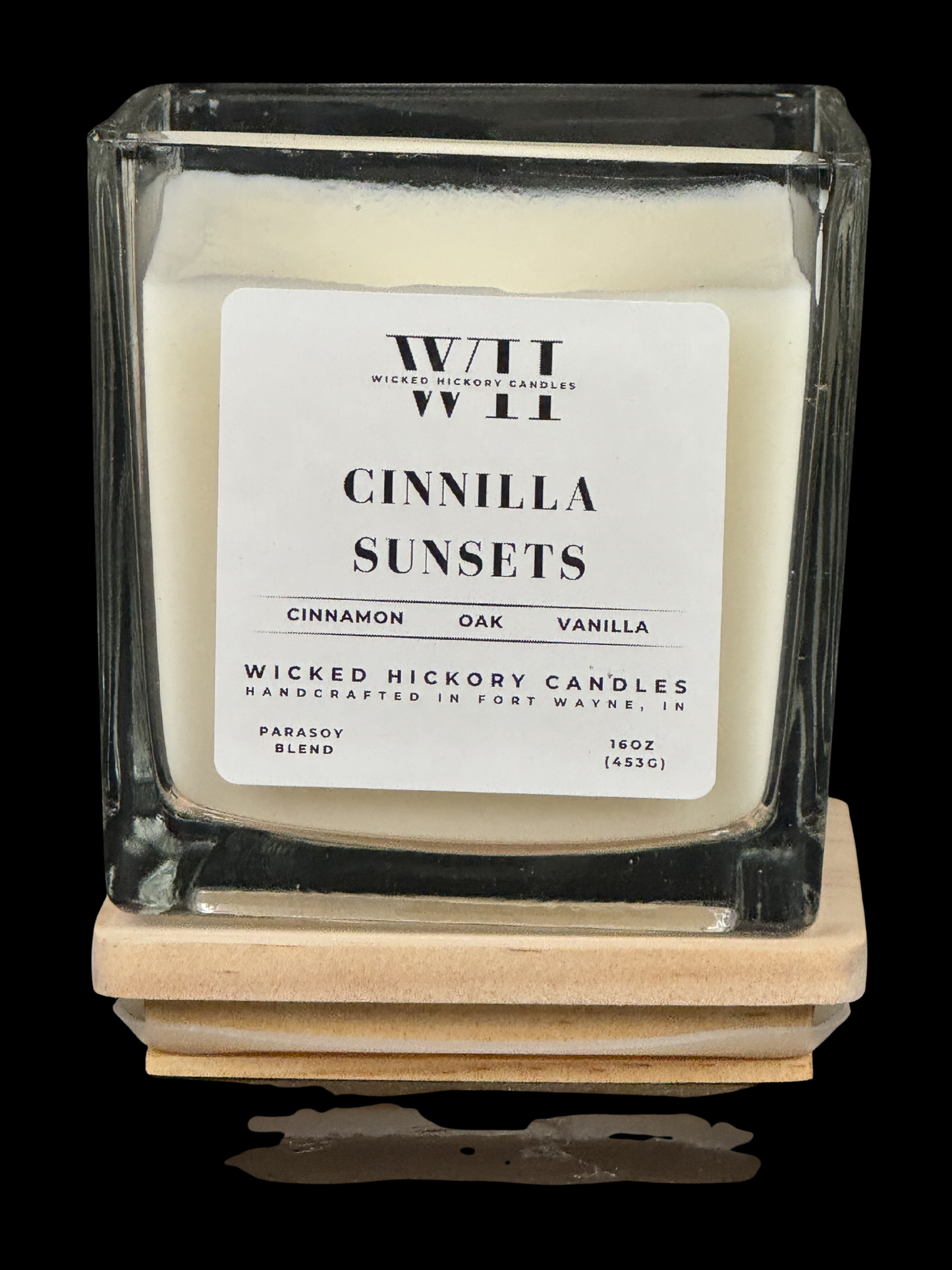 Cinnilla Sunsets, 16oz Wickless Candle