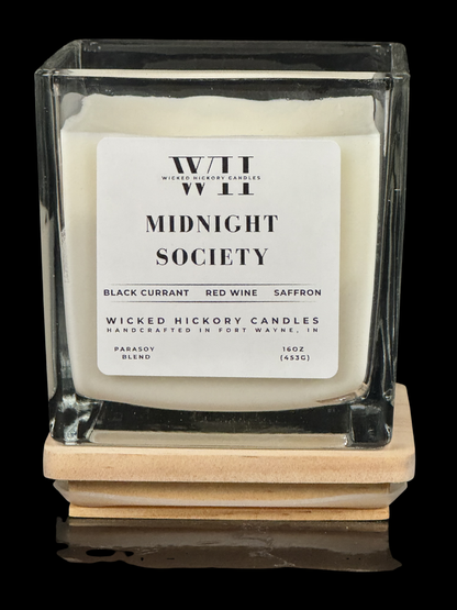 Midnight Society, 16oz Wickless Candle