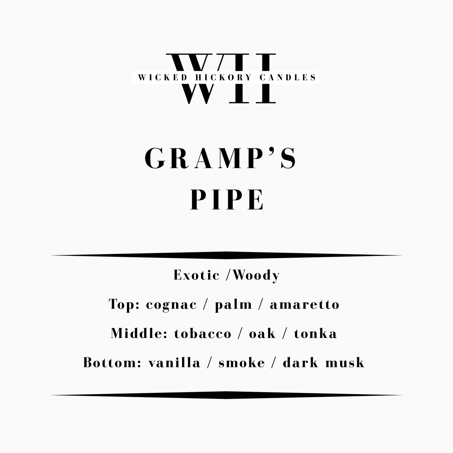 Gramp's Pipe, 16oz Wickless Candle