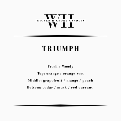Triumph, 16oz Wickless Candle