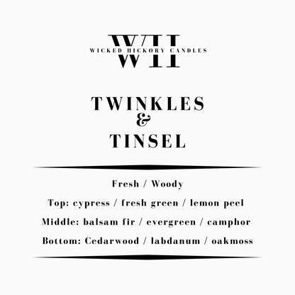 Twinkles & Tinsel, 5.5oz Wax Melt